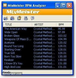 MixMeister Technology BPM Analyser