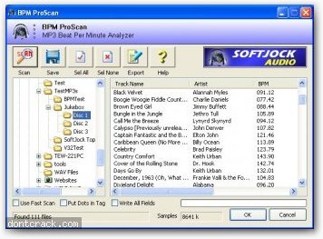 SoftJock Audio Software BPM ProScan