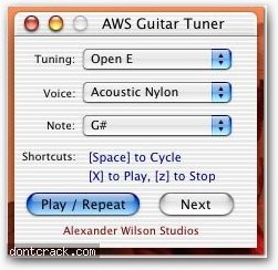 Alexander Wilson AWS Guitar Tuner