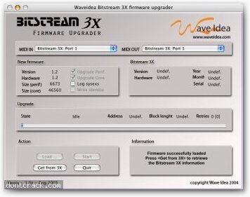 Wave Idea Bitstream 3X firmware upgrader